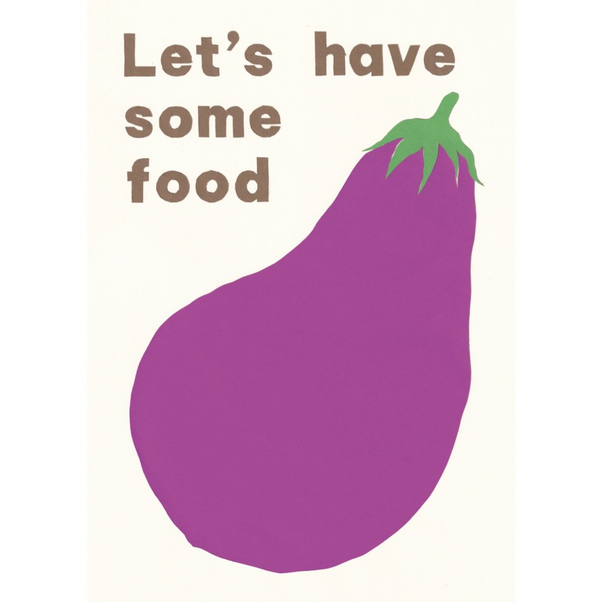 Let's have some food – Print von Lavanda Posters