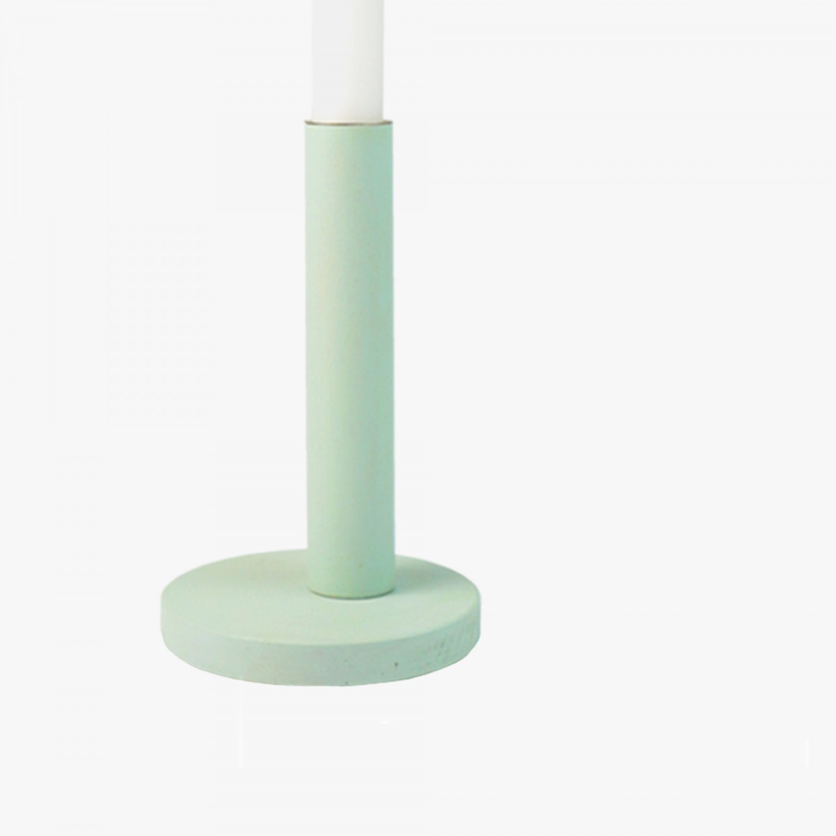Einfachdesign, Kerzenständer, groß mint, zerlegbar Massivholz lackiert