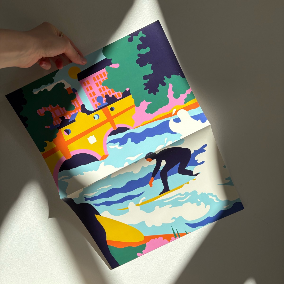 Das Puzzle Kollektiv - Puzzle "Eisbachwelle" 1000 Teile