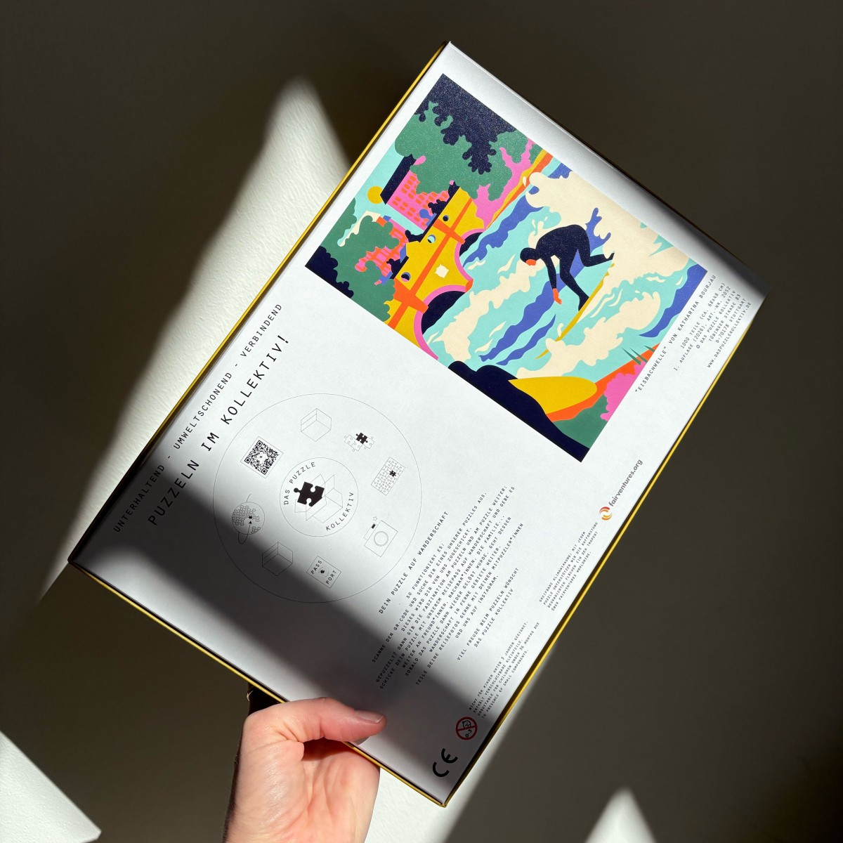 Das Puzzle Kollektiv - Puzzle "Eisbachwelle" 1000 Teile