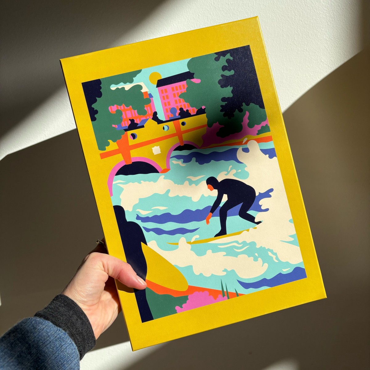 Das Puzzle Kollektiv - Puzzle "Eisbachwelle" 1000 Teile