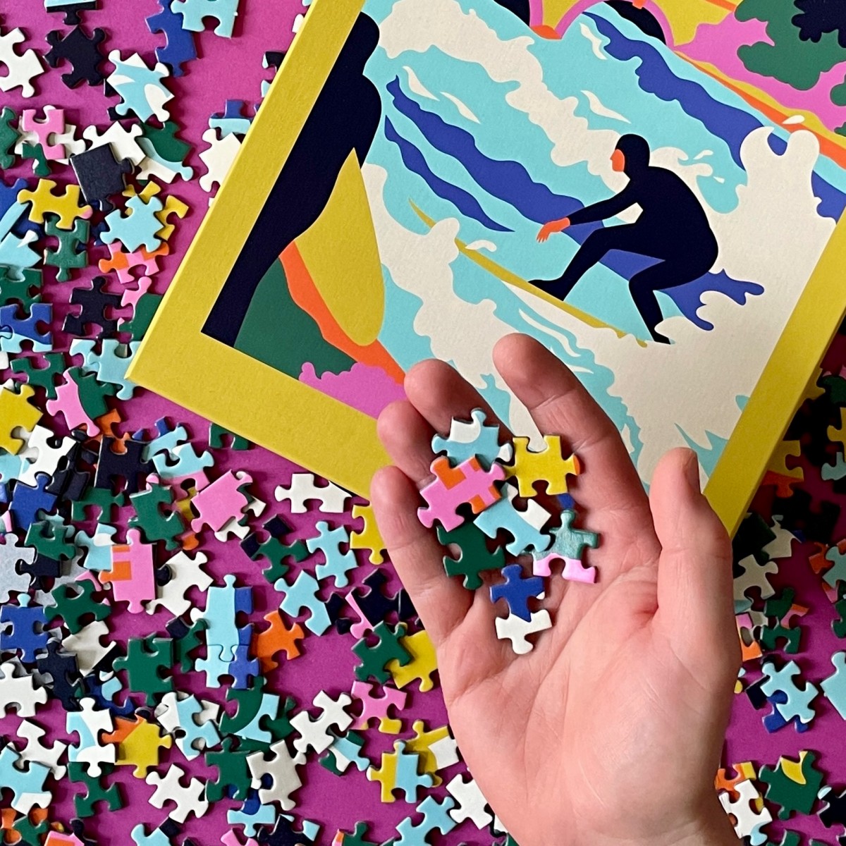 Das Puzzle Kollektiv - Puzzle "Eisbachwelle" 1000 Teile