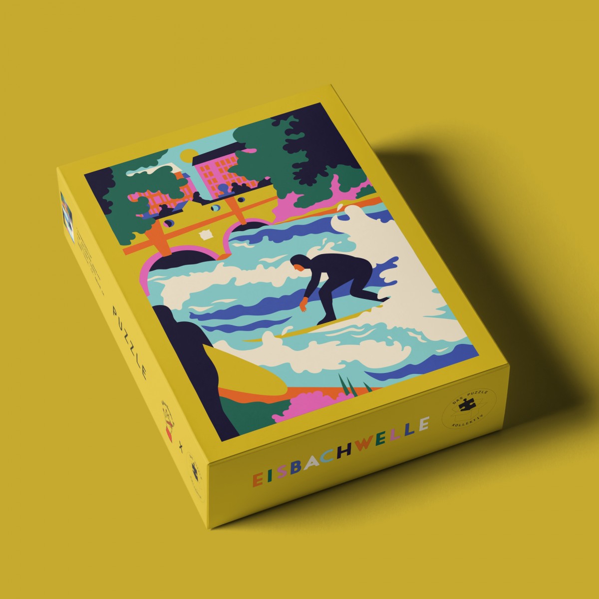 Das Puzzle Kollektiv - Puzzle "Eisbachwelle" 1000 Teile