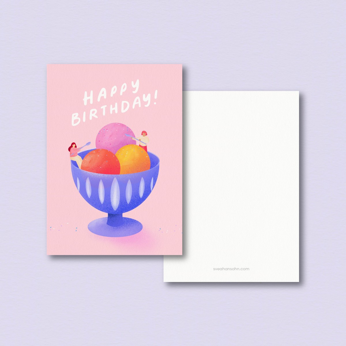 Happy Birthday Geburtstagskarte – Postkarte A6
