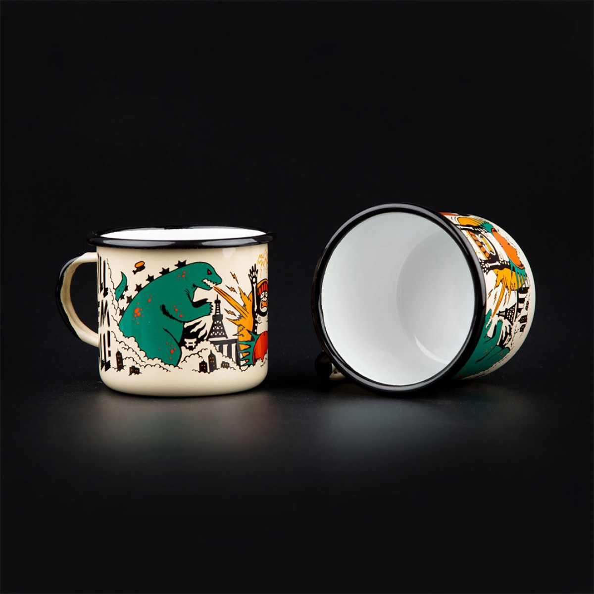 Emaille Tasse "Attack on Tokyo" - Heldbergs Games