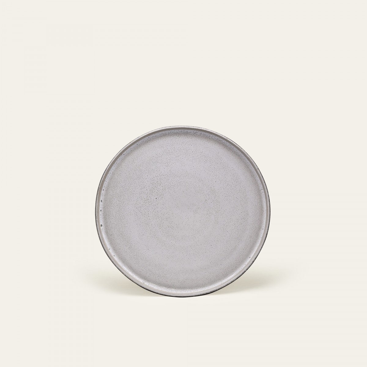 Handgemachter Steingut Teller Ddoria klein - Granit Grau - EDDA stoneware
