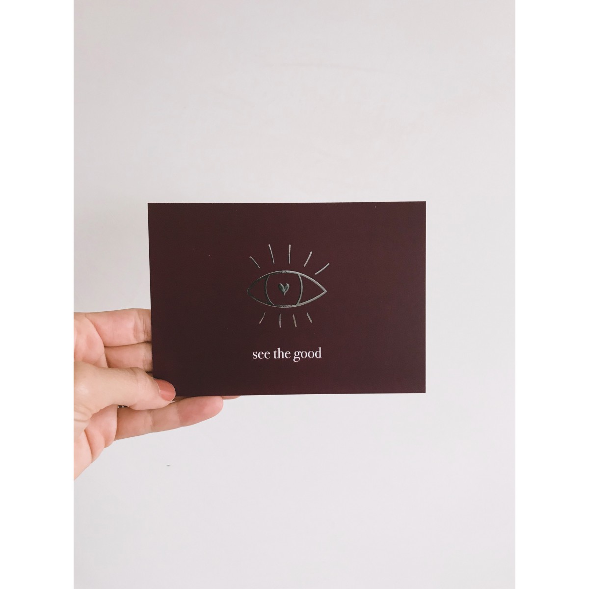 Designst – Postkarte see the good