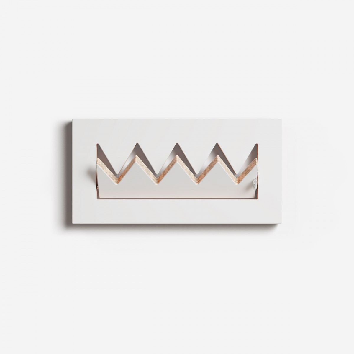 Fläpps Garderobe Crownhäng 40x20-1 - Weiß