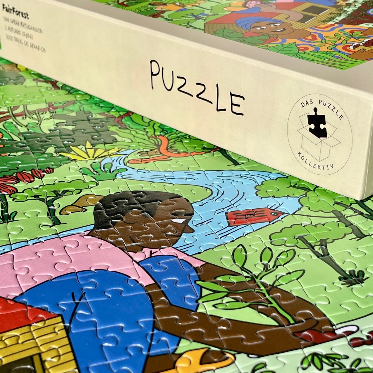Das Puzzle Kollektiv - Puzzle "Fair Forest" Spendenpuzzle 1000 Teile