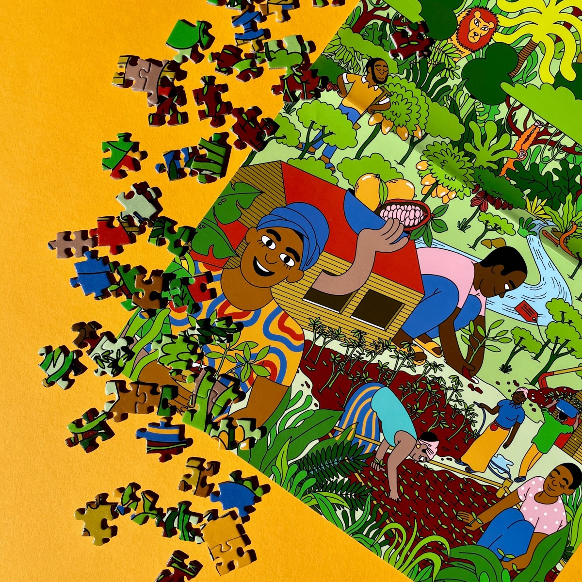 Das Puzzle Kollektiv - Puzzle "Fair Forest" Spendenpuzzle 1000 Teile