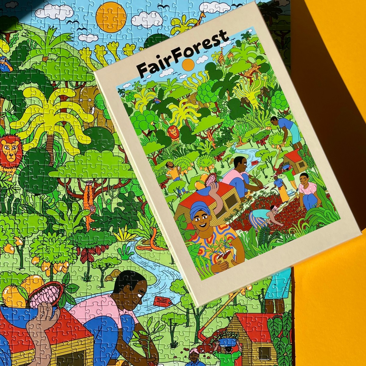 Das Puzzle Kollektiv - Puzzle "Fair Forest" Spendenpuzzle 1000 Teile