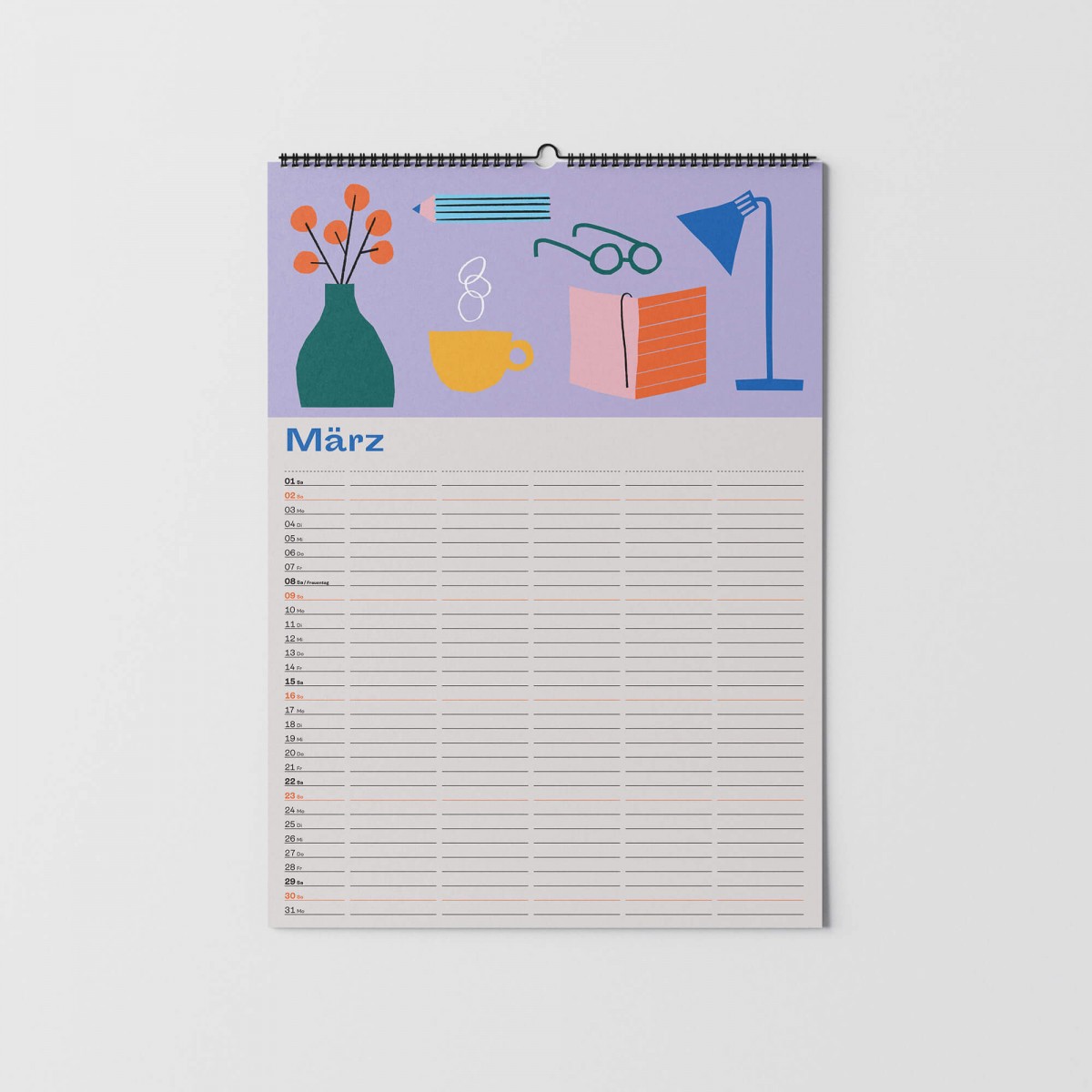 Familienplaner 2025 (DIN A3) / fidu—fine paper goods
