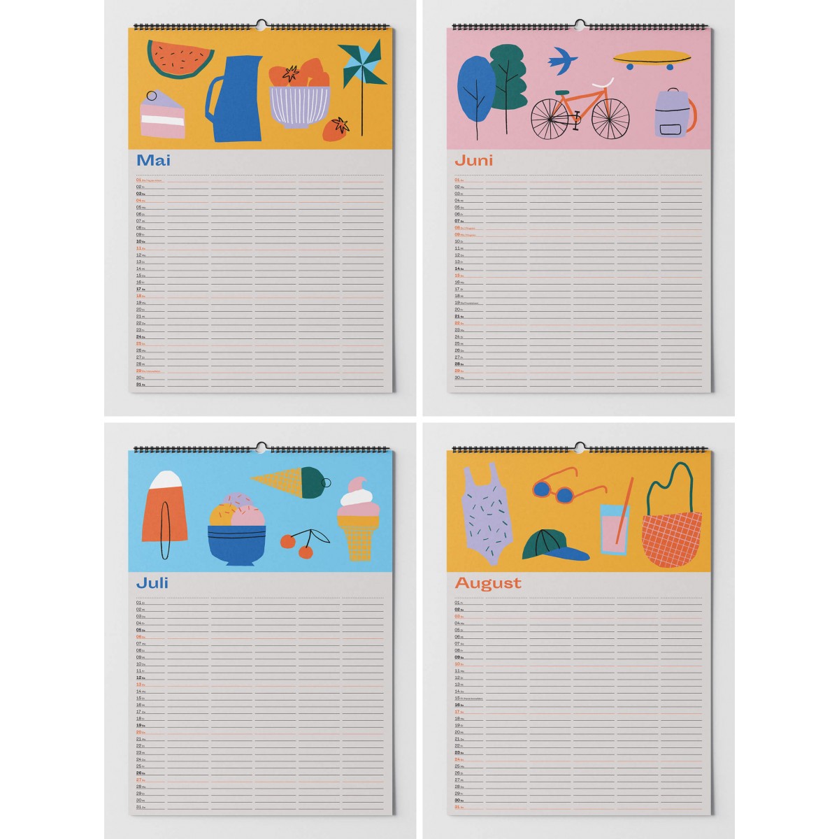 Familienplaner 2025 (DIN A3) / fidu—fine paper goods