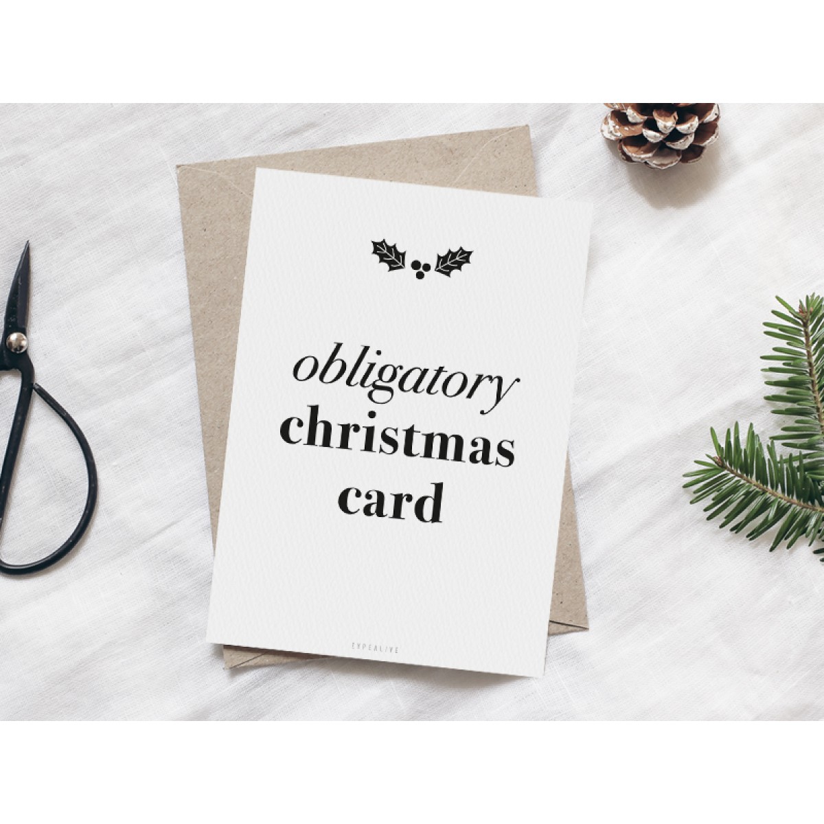 typealive / Weihnachtskarten 4er Set / Festive