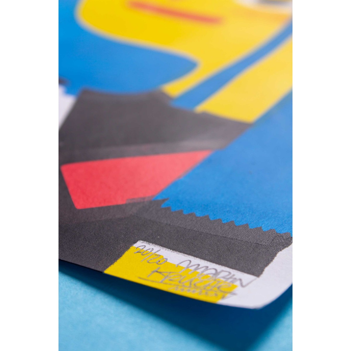 Martin Krusche - Schablonendruck »Frau mit Spange«, DINA3