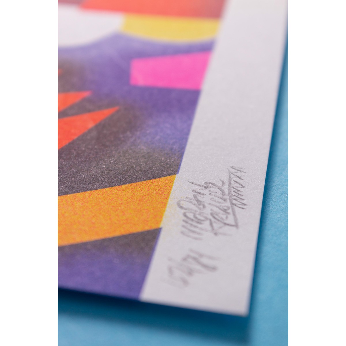 Martin Krusche - Risografie »Frau mit gemustertem Pulli«, DINA4