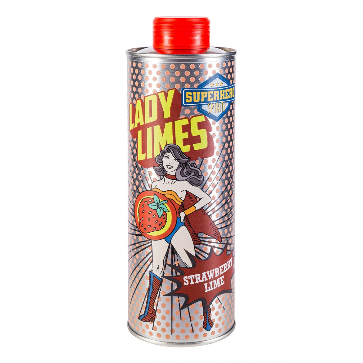 Lady Limes - Erdbeerlimes - Superhero Spirits - 0,5 l - 20% vol. Alk.