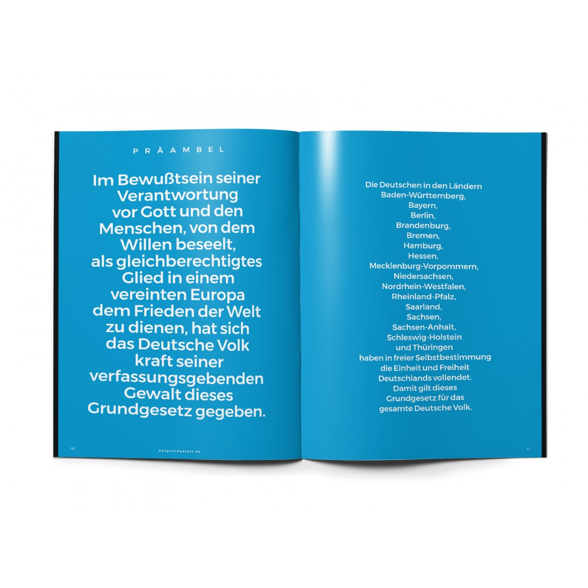 Das Grundgesetz als Magazin - Ausgabe 2025