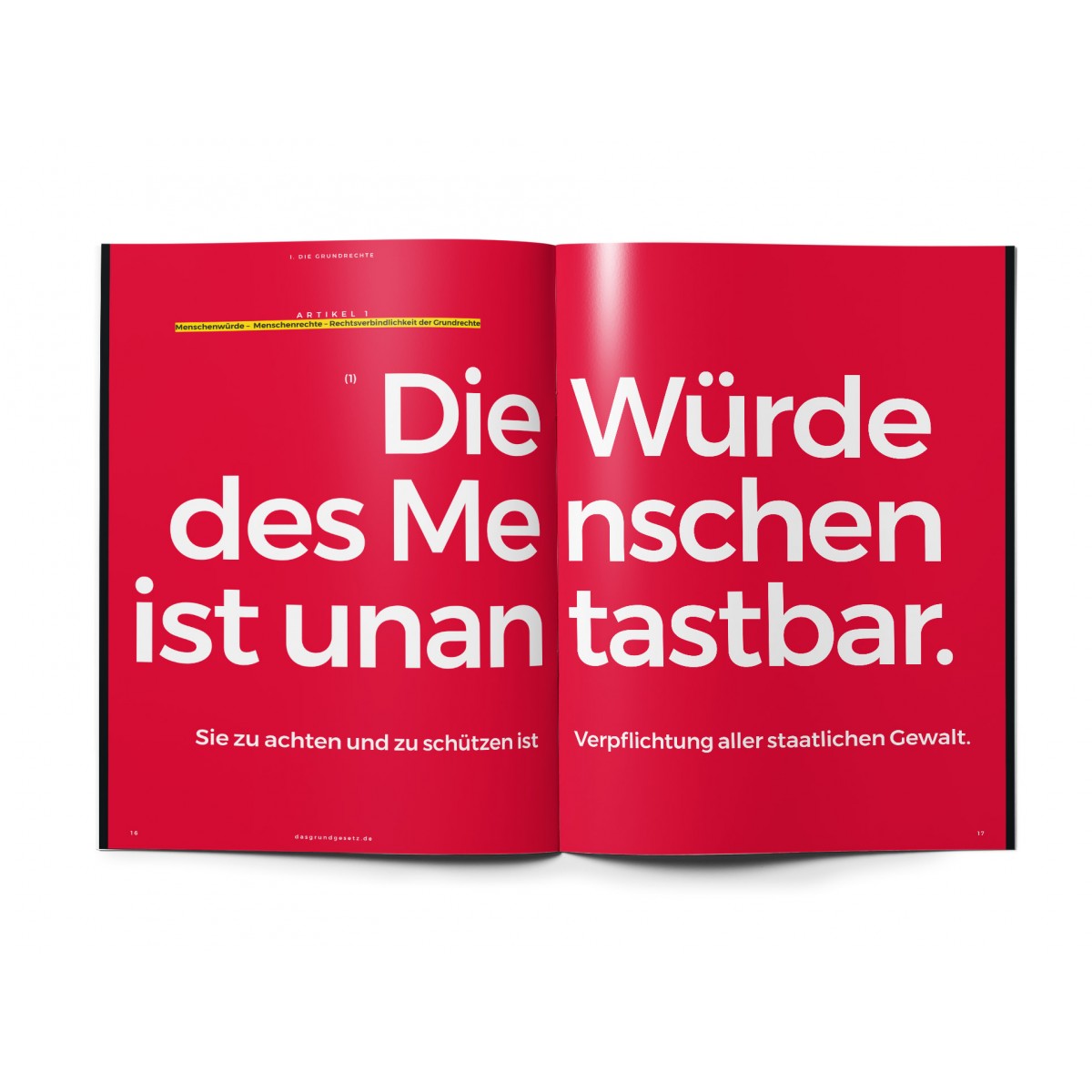 Das Grundgesetz als Magazin - Ausgabe 2025
