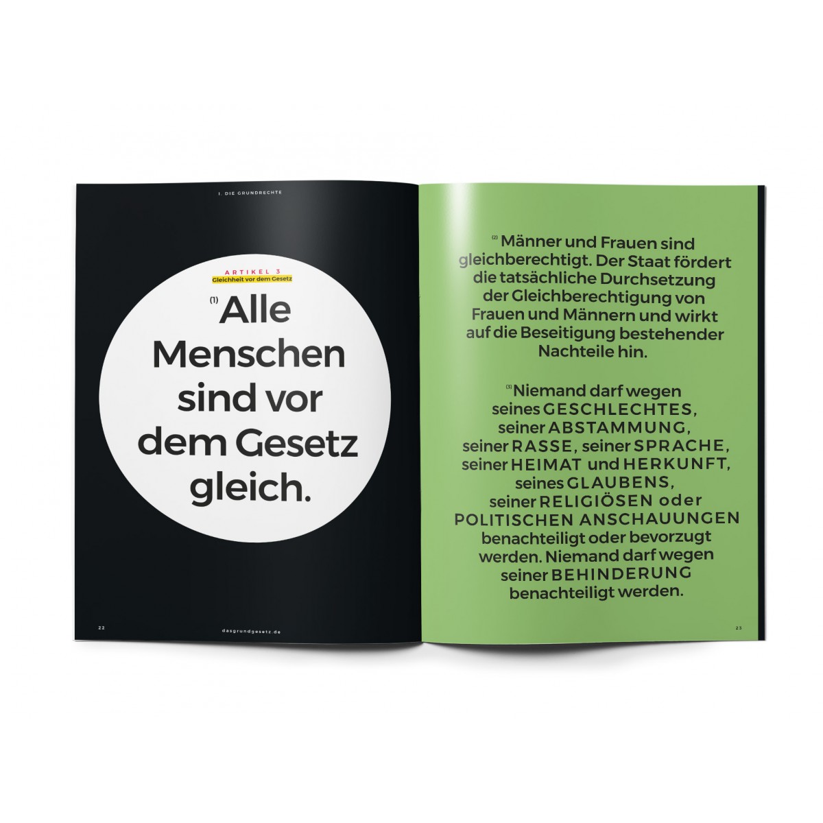 Das Grundgesetz als Magazin - Ausgabe 2025