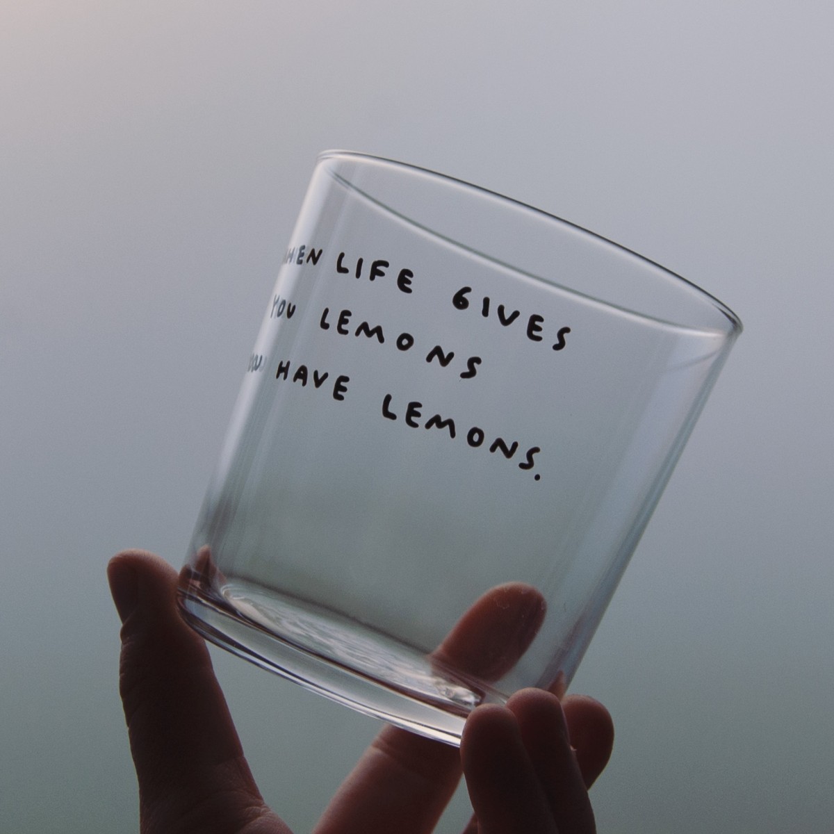 WHEN LIFE GIVES YOU LEMONS Glas – Johanna Schwarzer