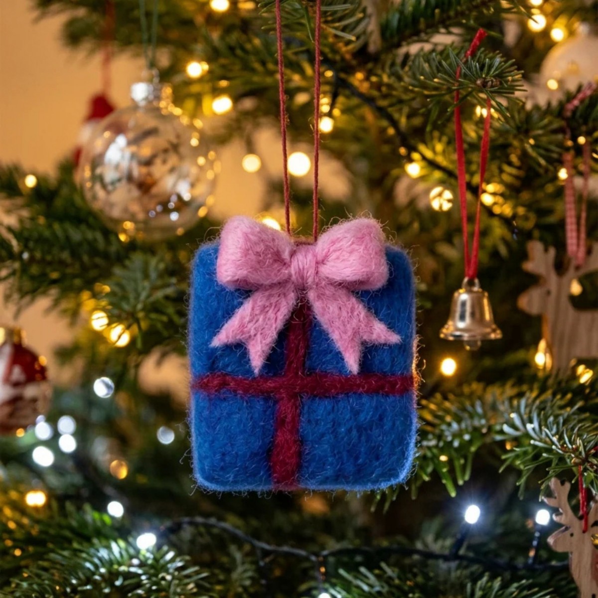 Geschenk-Weihnachtsdeko- aus Filz
