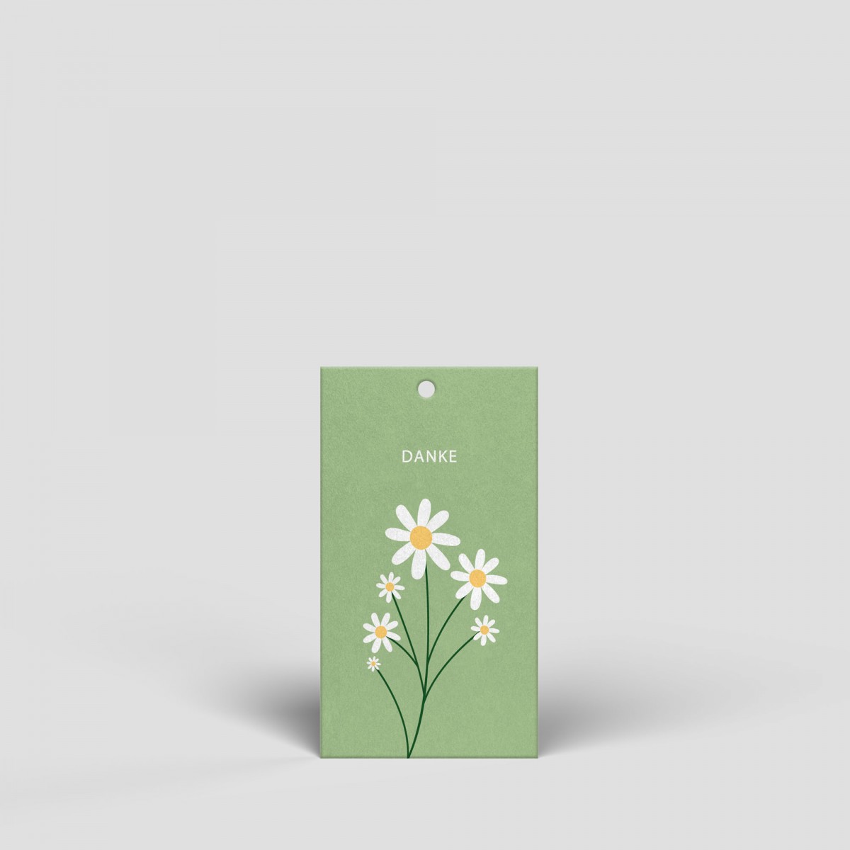Kleiner Geschenkanhänger - Blumen - Nr. 161 - Naturbedacht