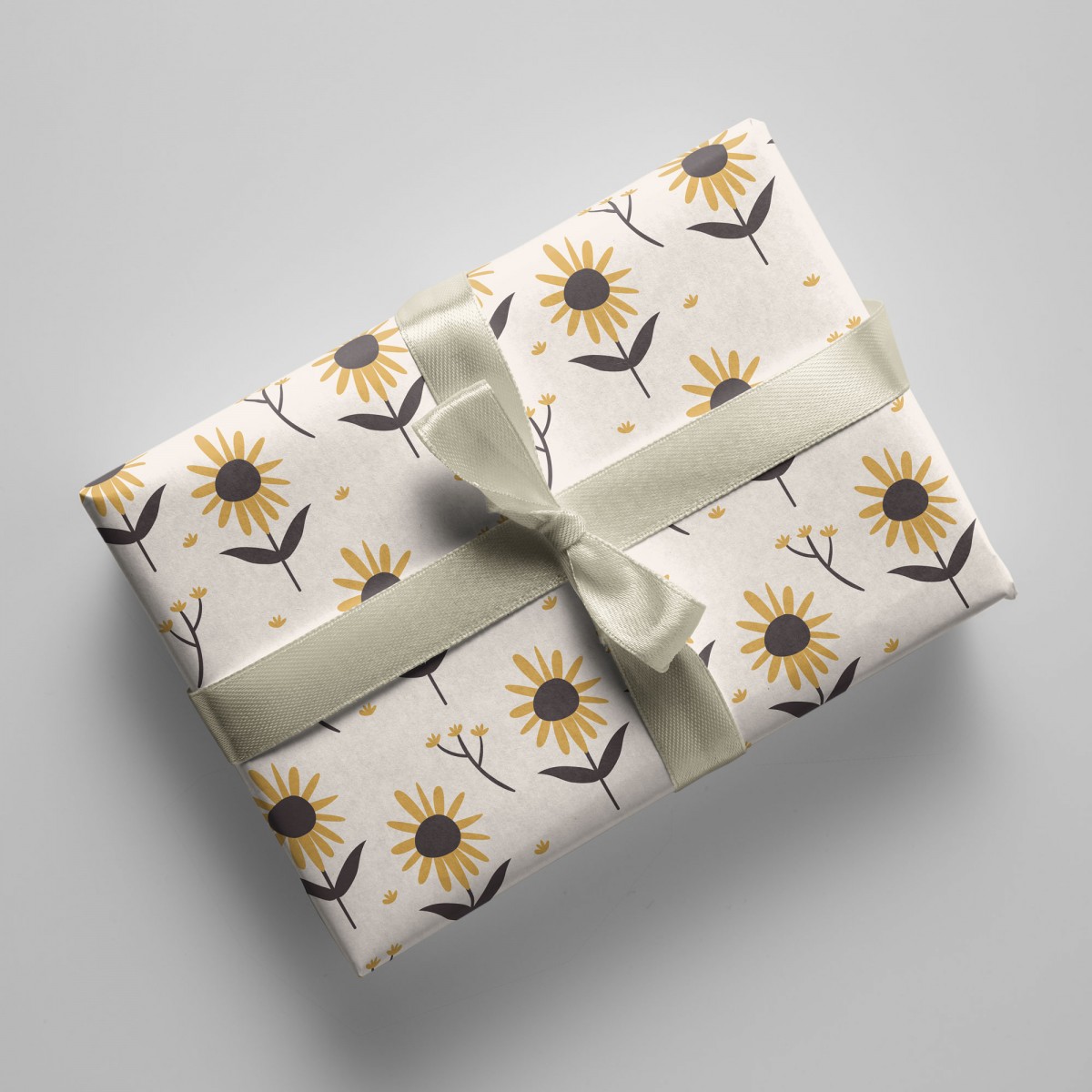 Geschenkpapier - Sonnenblumen - Nr. 234 - Naturbedacht