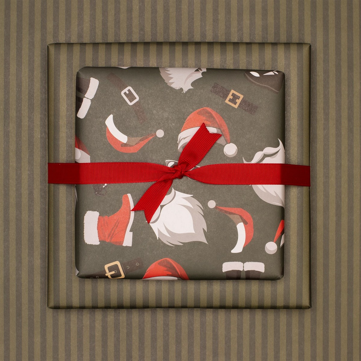 12 Bogen Weihnachtspapier mit verschiedenen Mustern (grün) von My Pretty Circus