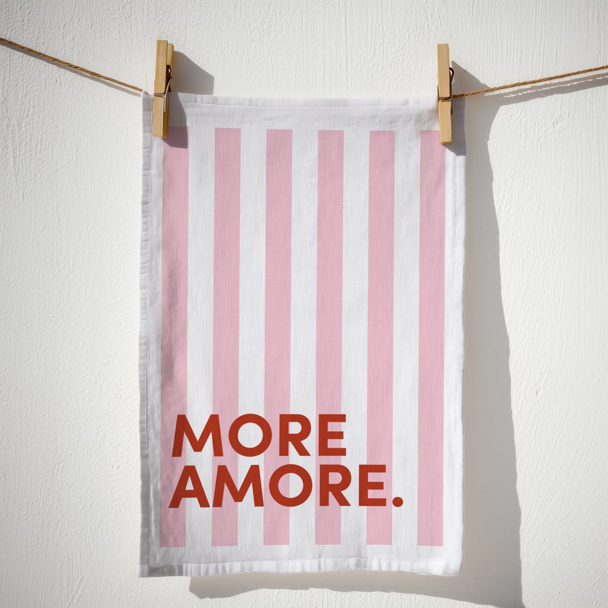 Geschirrtuch - Bio Baumwolle - More Amore