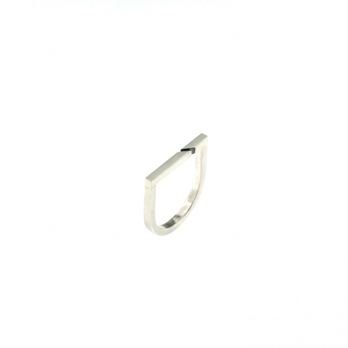 DOPPELLUDWIG – Ring "Geteilt" aus 925/- Silber