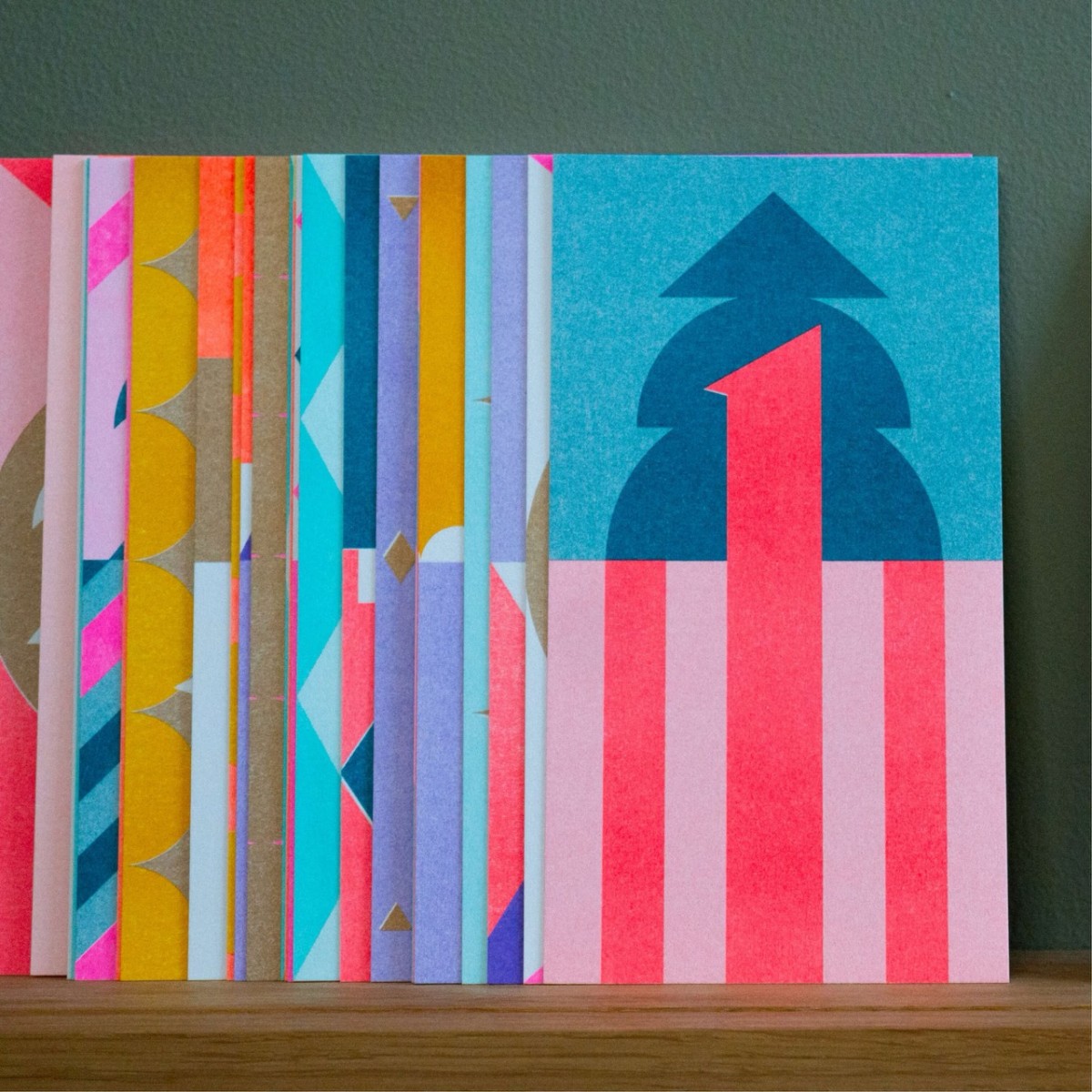 Adventskalender für den Tisch / Risographie