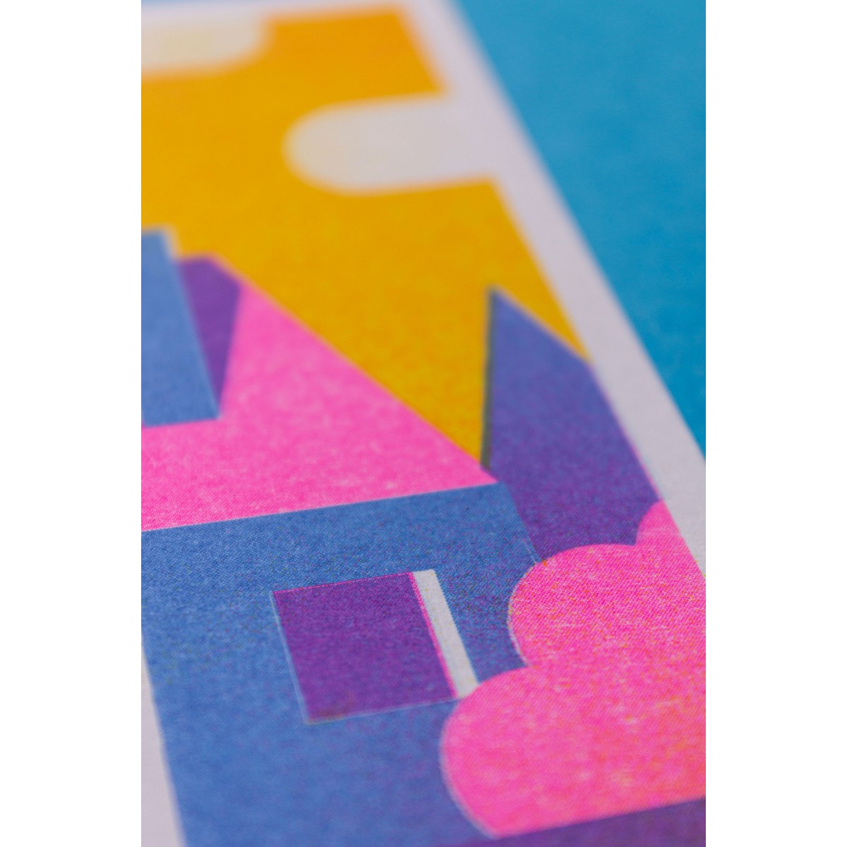 Martin Krusche - Risographie »Häuser - Datsche«, DIN A6