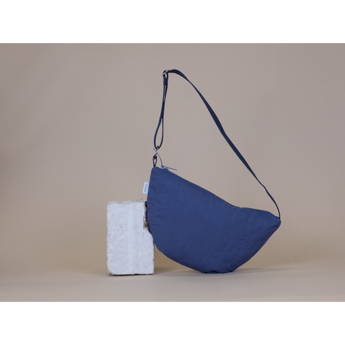 Halbmondtasche • Leinen •