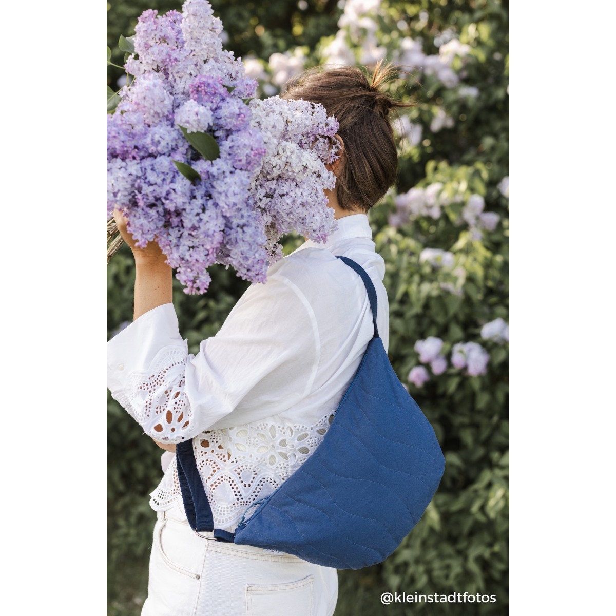 Halbmondtasche • Leinen •