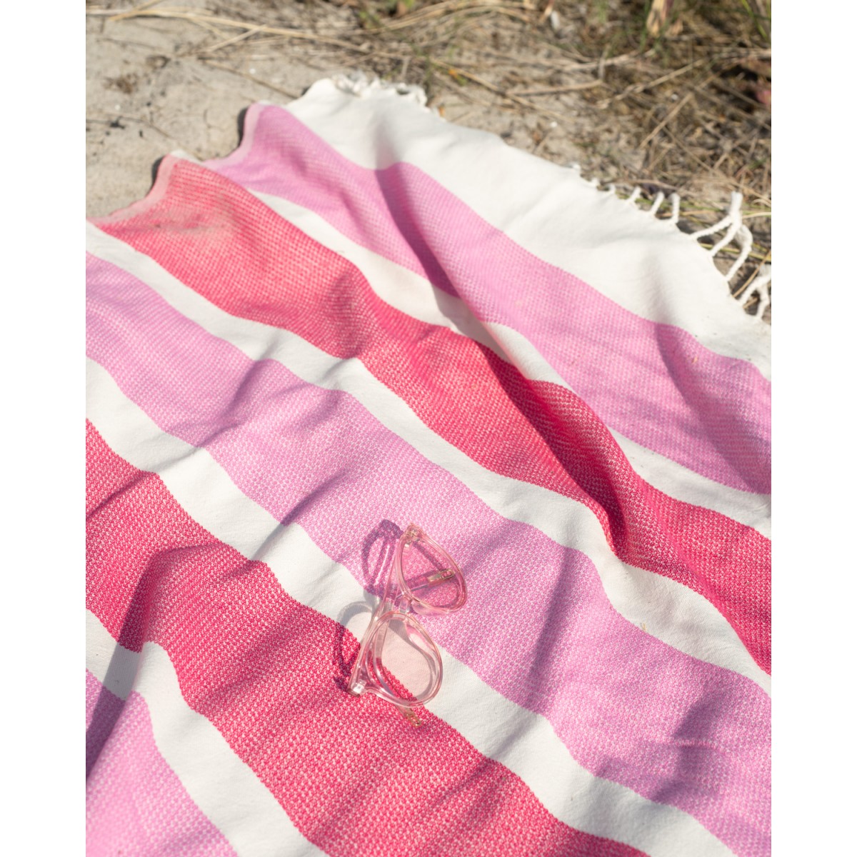 Yolunda Hamamtuch Bio-Baumwolle Dalya Flamingo