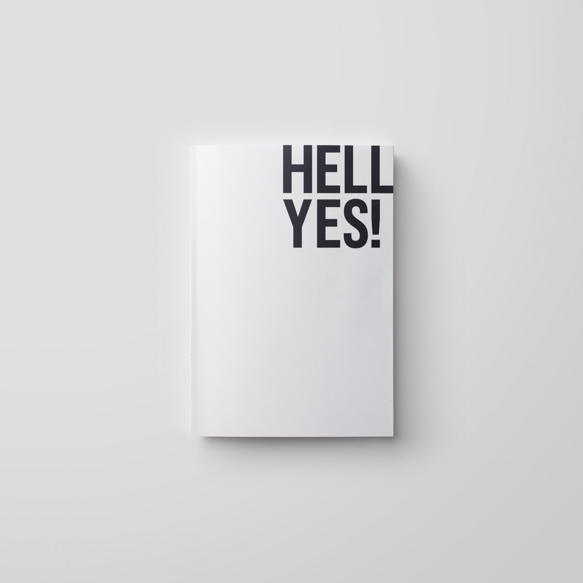 Love is the new black — Notizheft "Hell Yes", Din A5 Format