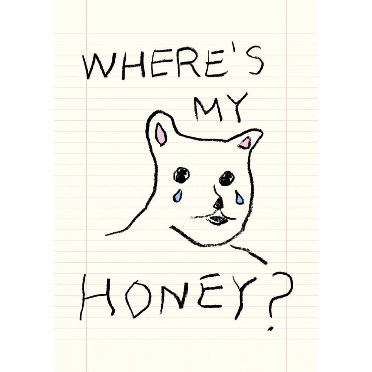 Where is my honey – Print von Lavanda Posters