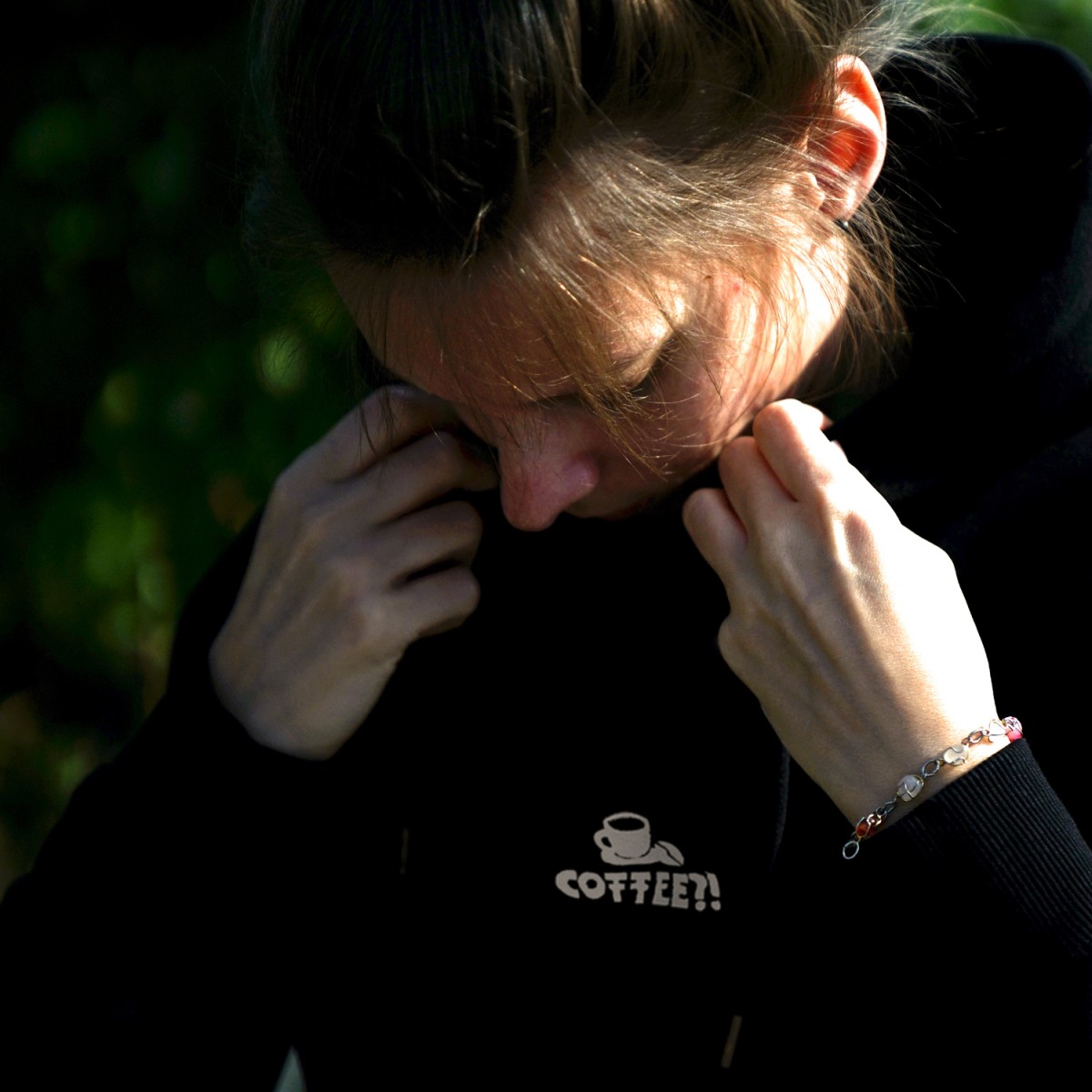 "COFFEE?!" Hoodie Unisex // FUNST Studio, Verena Senn