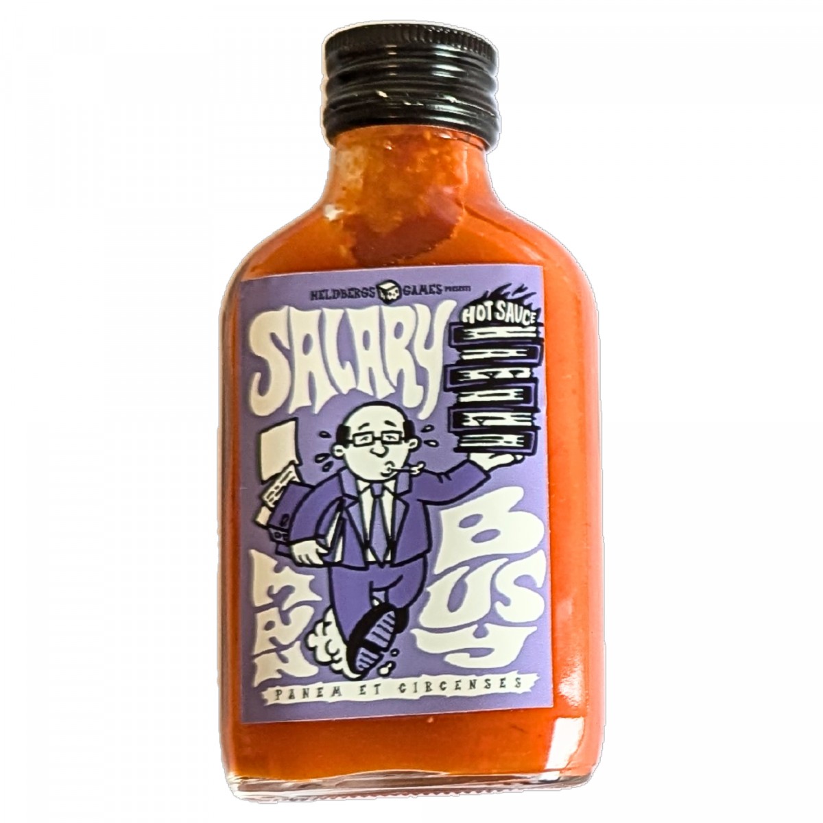 Hot Sauce Salaryman – Jalapeño-Chili-Sauce in Geschenkset mit Anhänger - Heldbergs Games