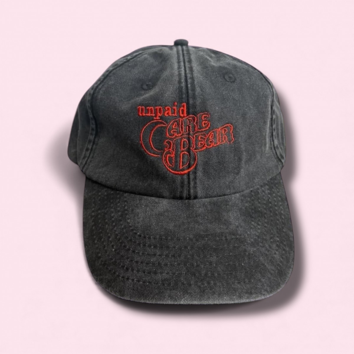 Unpaid Care Bearz Cap vintage black - The Propcorner