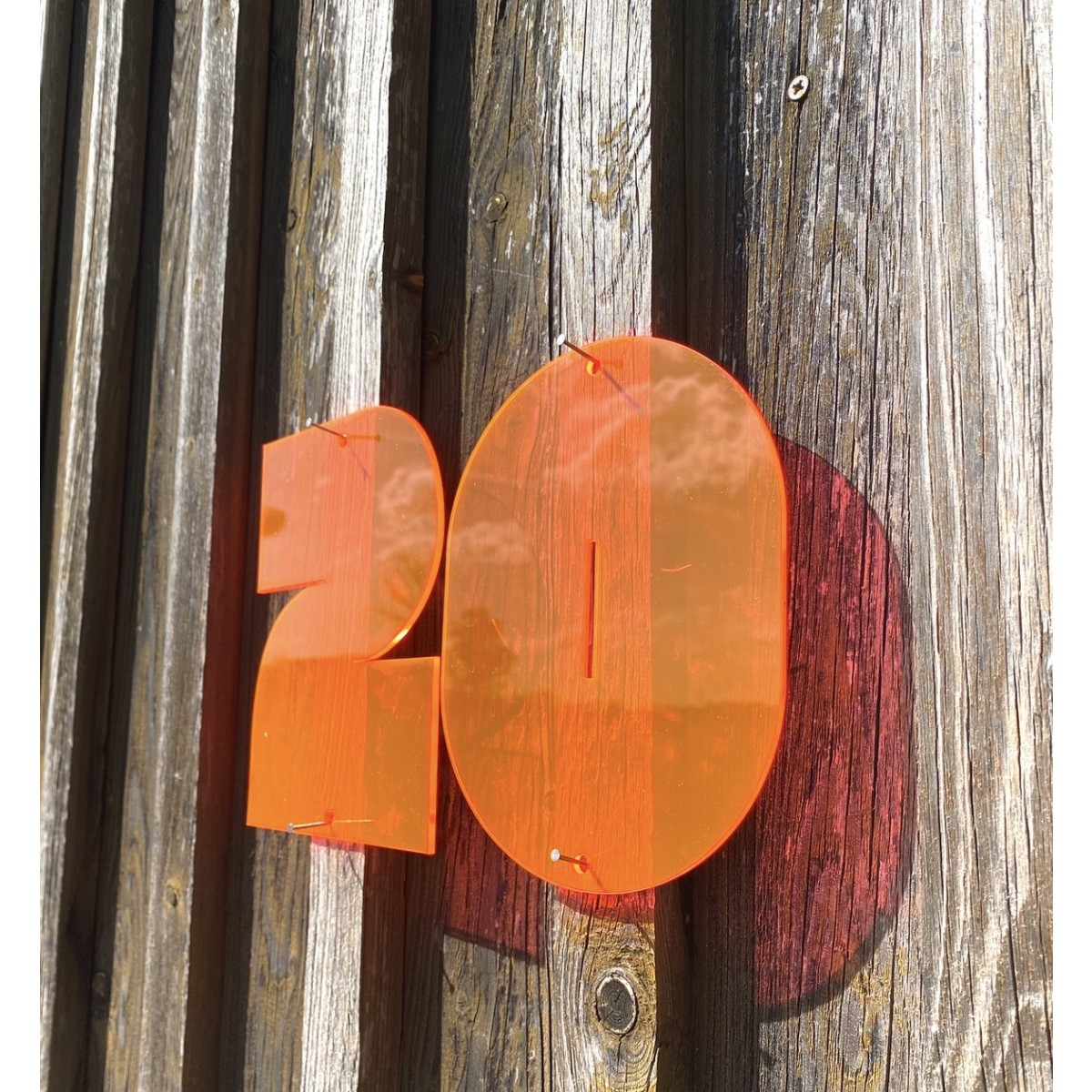 THE SUPER HOUSE NUMBER NEON ORANGE