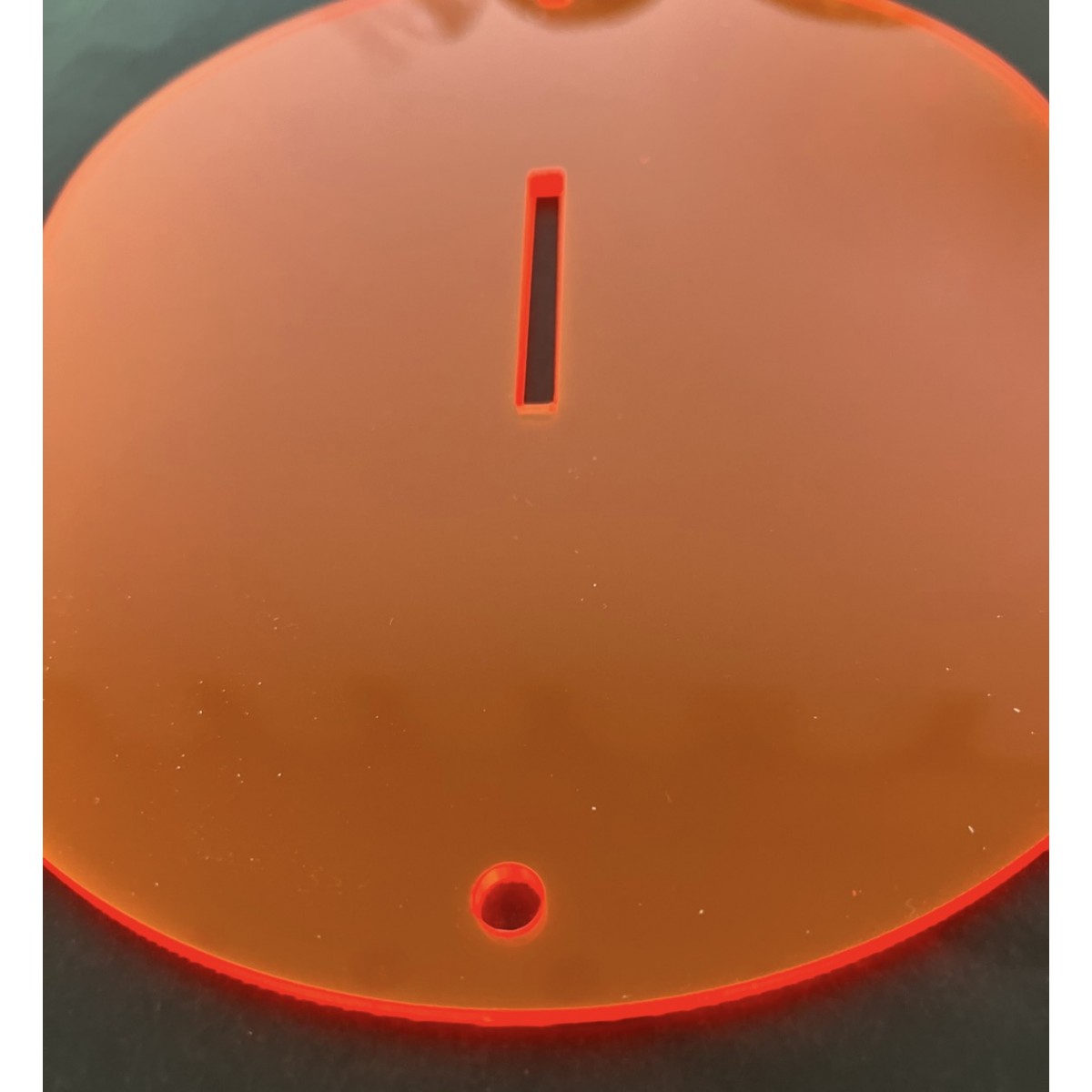 THE SUPER HOUSE NUMBER NEON RED