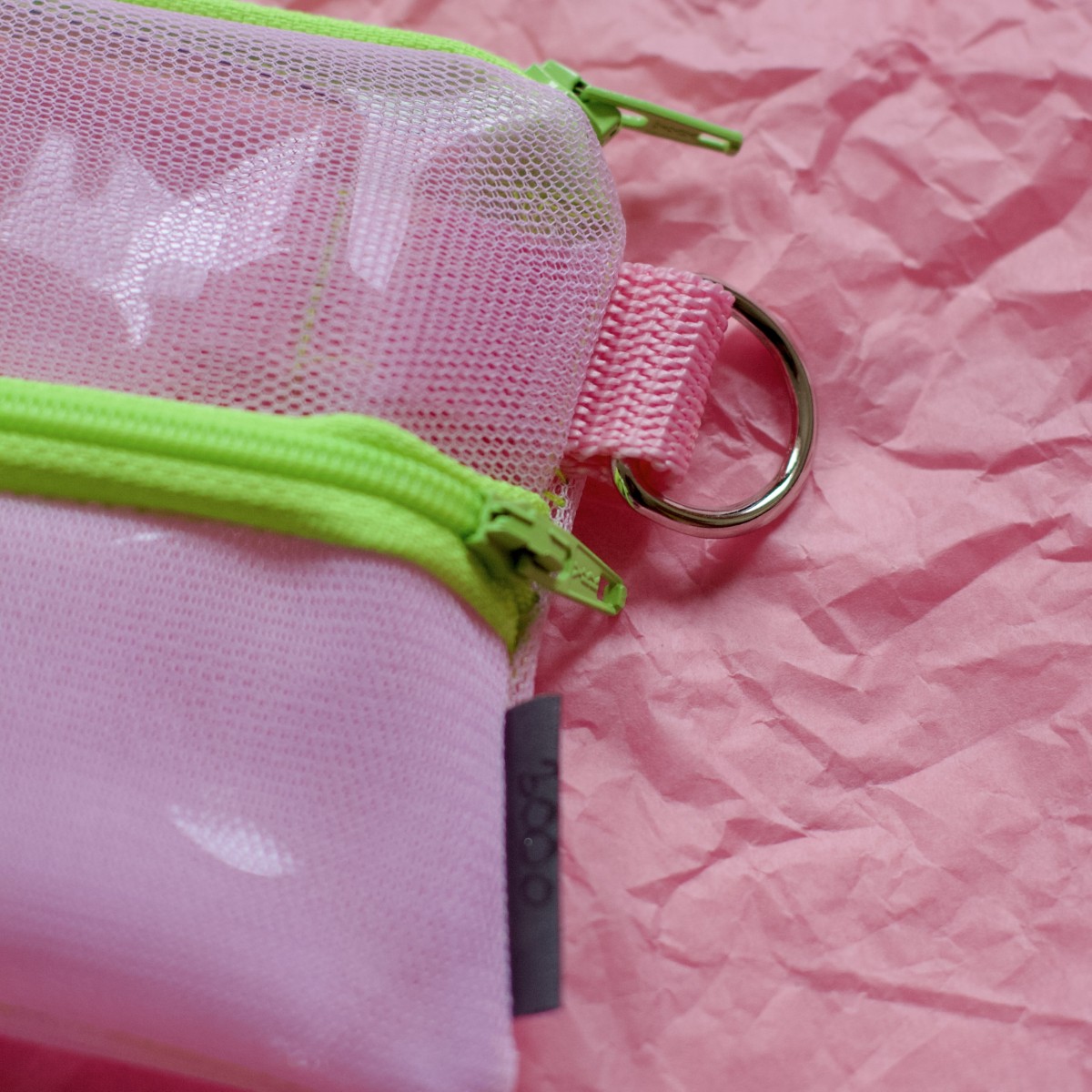 Midi Jay – Rose & Lime – 2 Fächer Portemonnaie – Pikto3000