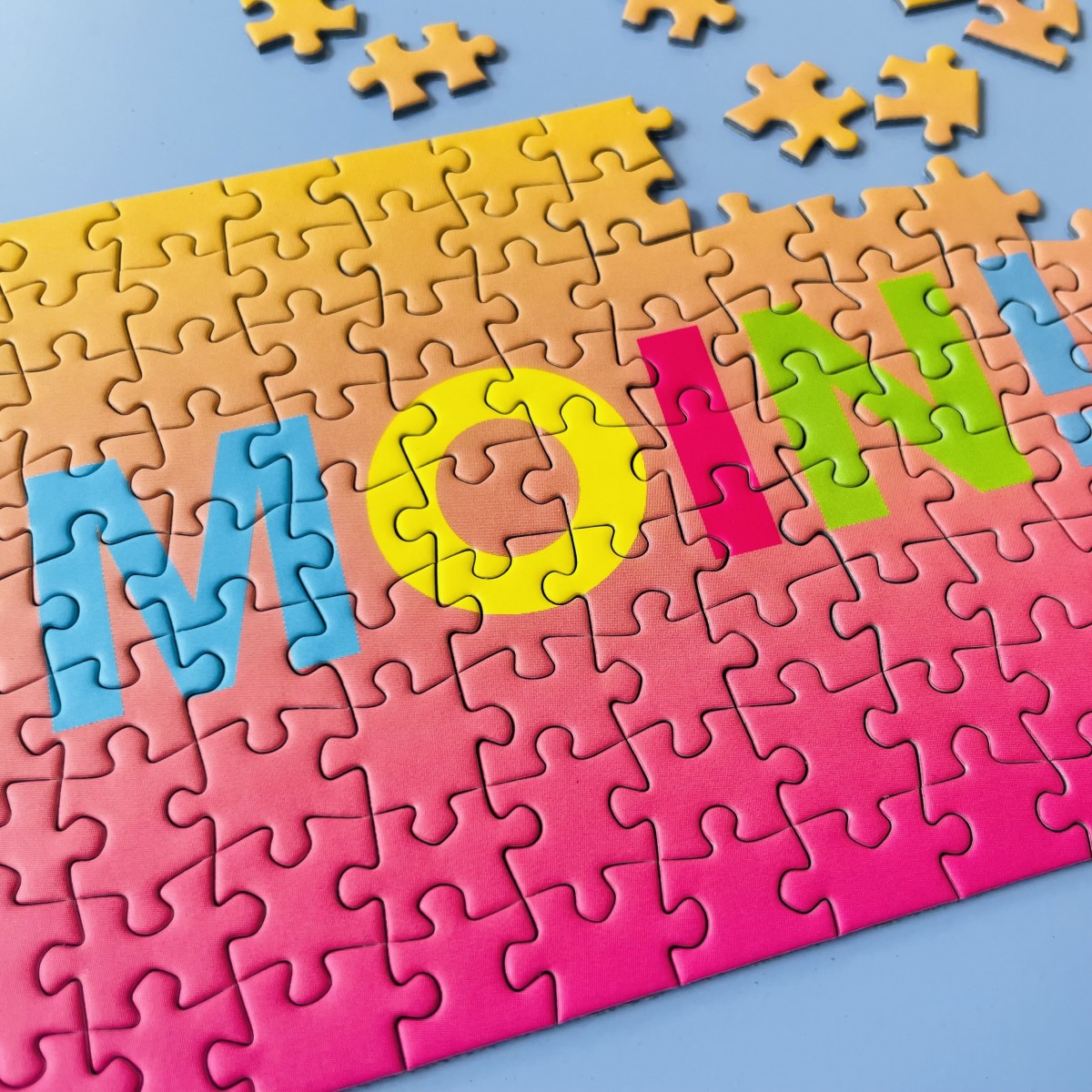 SUNSHINE PUZZLES, POSTKARTE MIT MINI PUZZLE, 99 TEILE PUZZLE
