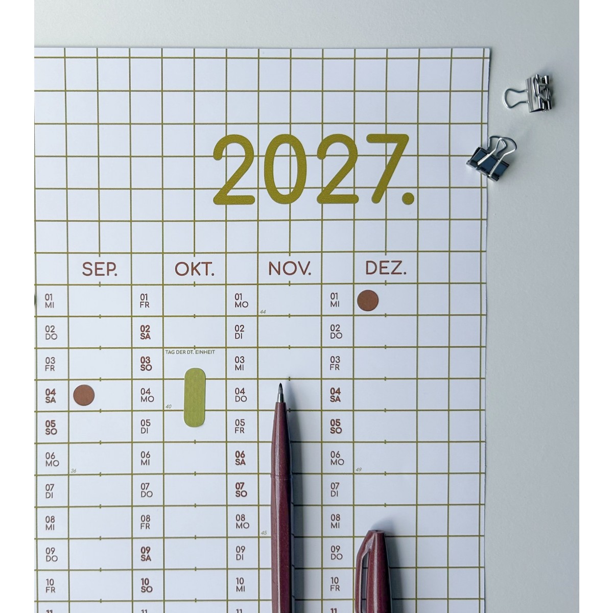 Kalenderposter 2027 - SANS