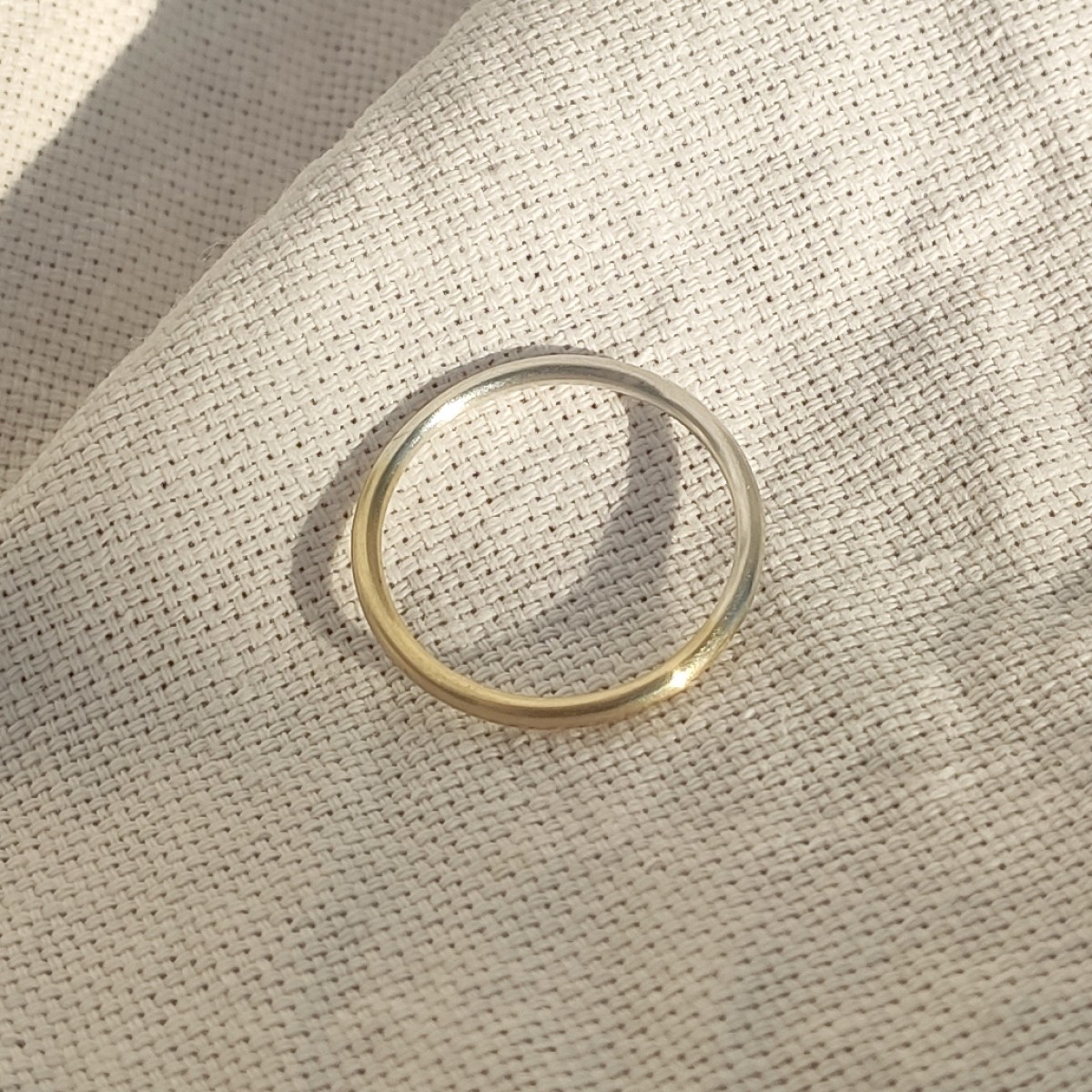 BICOLOR Ring, 585 Gold, 925 Silber - CHIARAMITCH