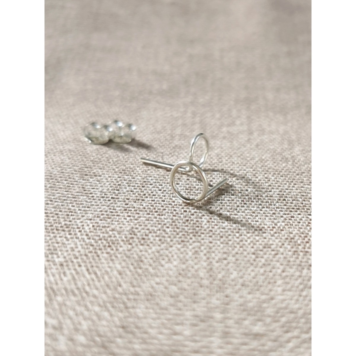 Schlichte Kreis Ohrstecker aus Sterling Silber, dein Alltag Basic - auch in (Rosé) Gold Filled - KIZZU Schmuck 
