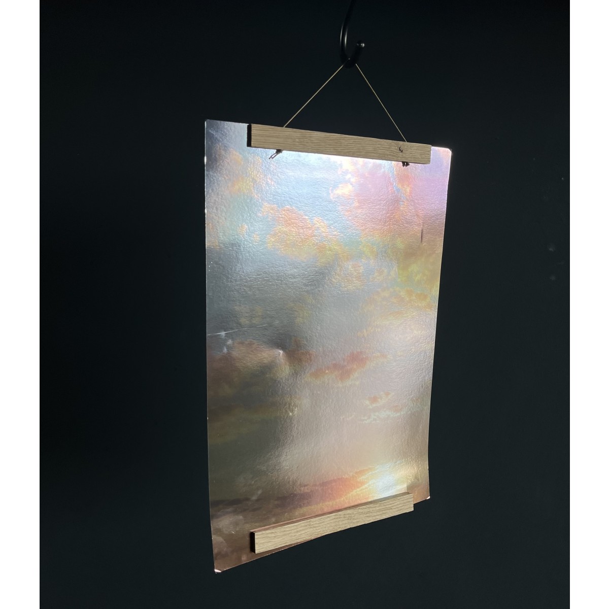 POSTER SUNRISE CHROM – Druck auf Spiegelkarton von not white studio