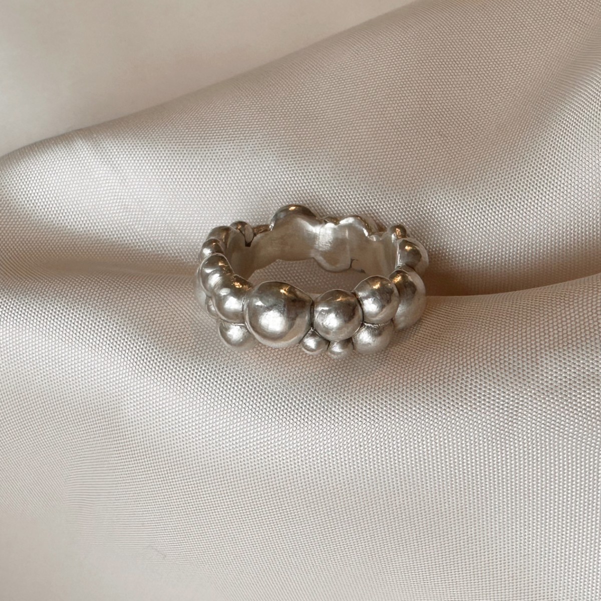 BUBBLE Ring, 925 Silber